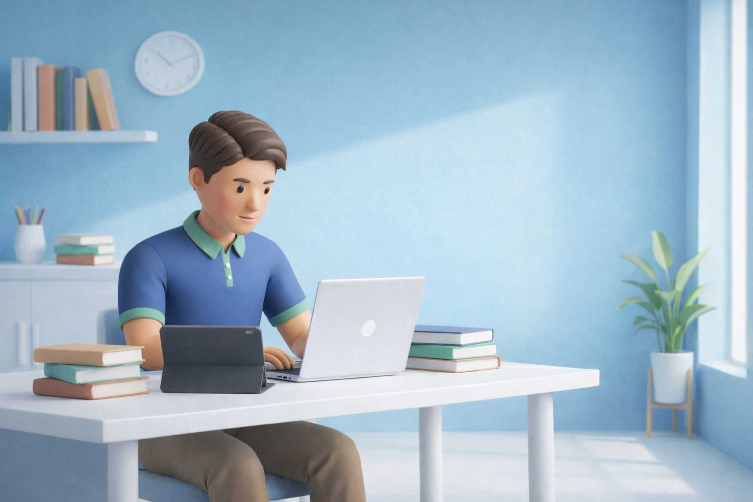 Student Studying